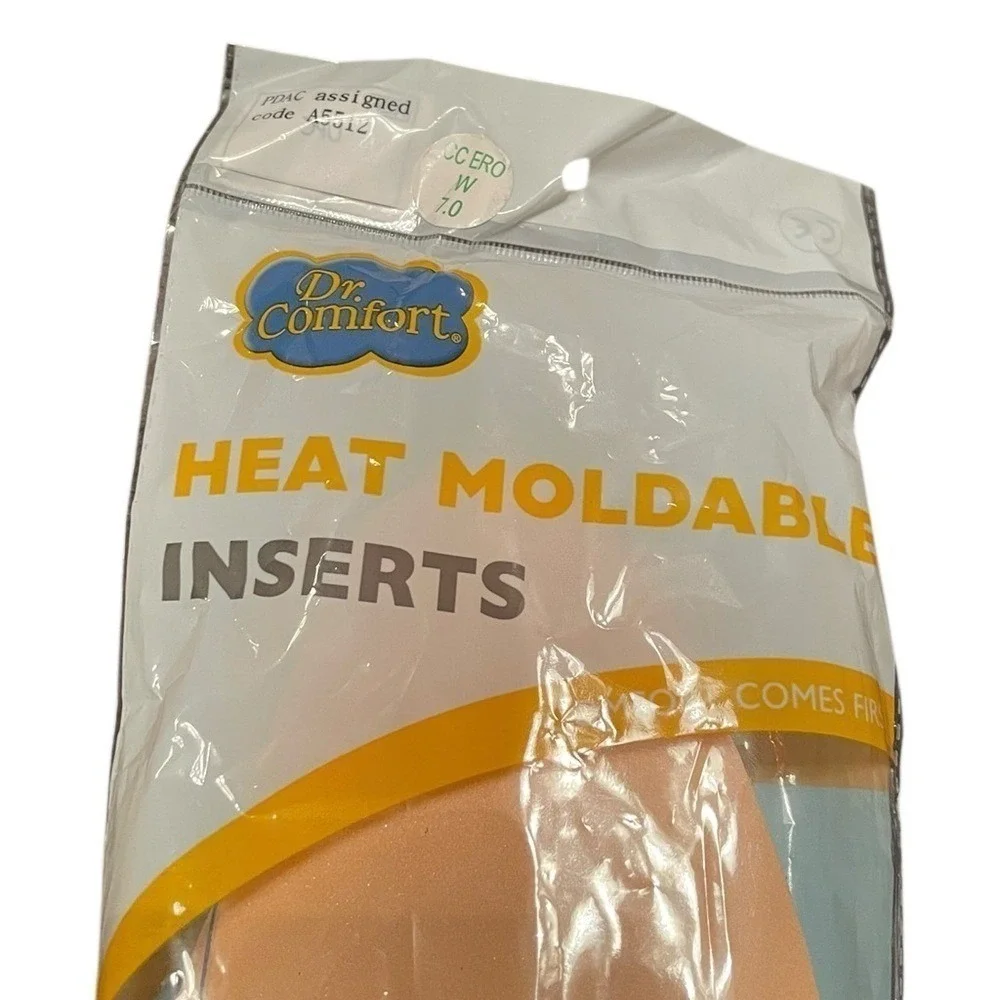 Dr. Comfort Heat Moldable‎ Inserts Suitable For Diabetics Size Women's 7
